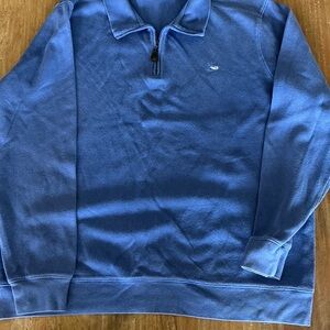 Southern Tide Blue Men's quarter zip